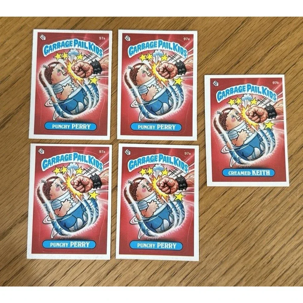 Punchy Perry Creamed Keith 1986 Topps Garbage Pail Kids OS3 Lot 5 Cards